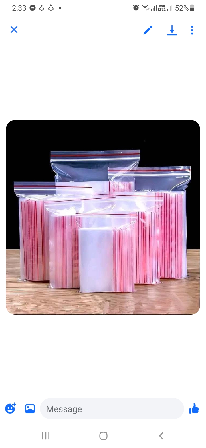 Ziplock Bag RED